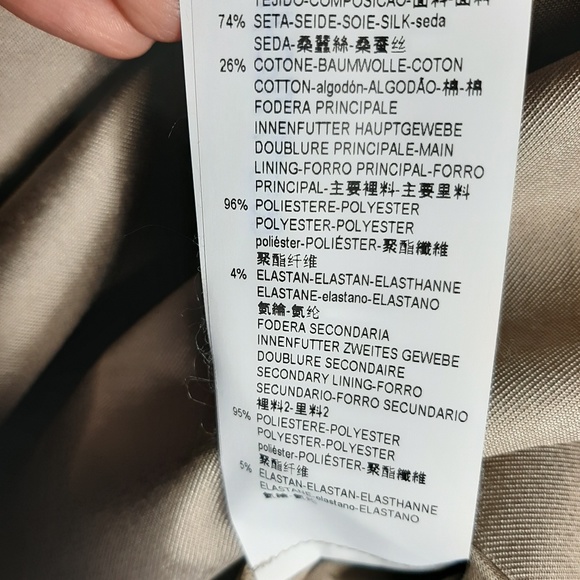 Armani Collezioni gold metallic dress size 10 - Picture 5 of 7